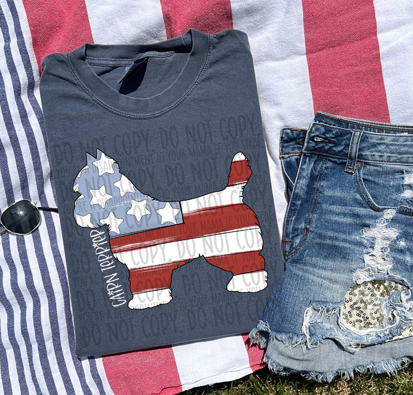 PATRIOTIC DOGS - DTF TRANSFER