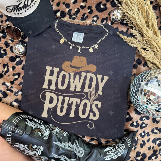 HOWDY PUTOS - DTF TRANSFER