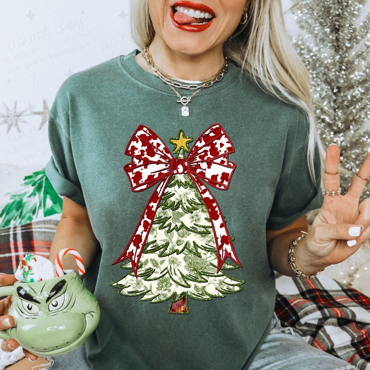 COQUETTE CHRISTMAS TREE - DTF TRANSFER