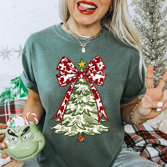 COQUETTE CHRISTMAS TREE - DTF TRANSFER