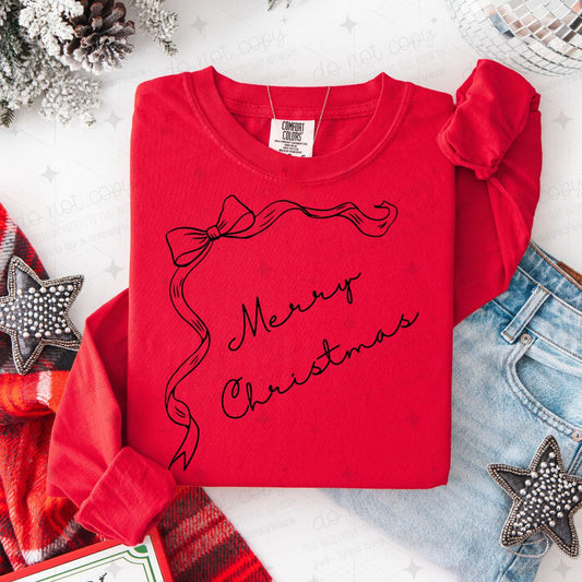 COQUETTE MERRY CHRISTMAS - DTF TRANSFER