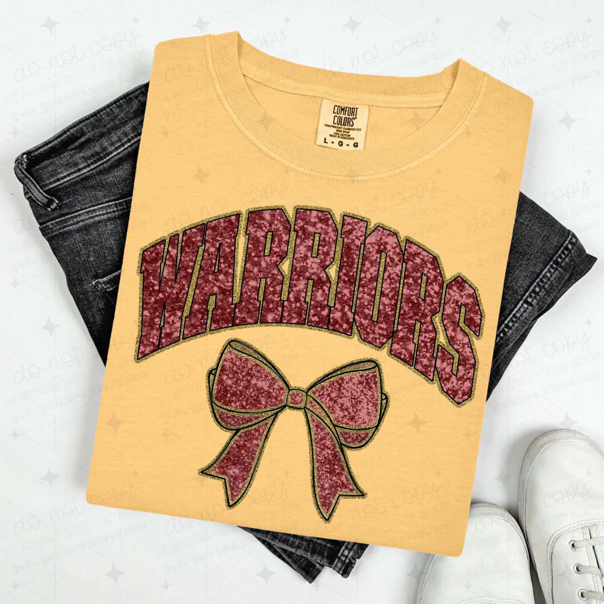 COQUETTE MASCOTS - FAUX SEQUIN - DTF TRANSFER