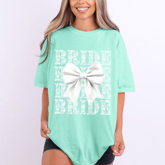 COQUETTE BRIDE - FAUX LACE - DTF TRANSFER