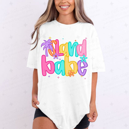 ISLAND BABE - DTF TRANSFER