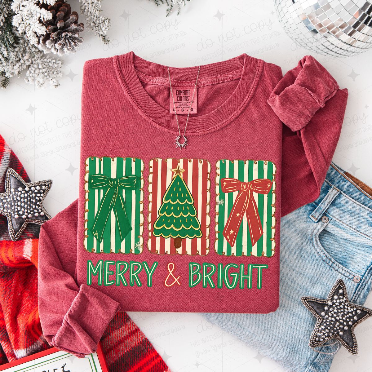 COQUETTE MERRY & BRIGHT - DTF TRANSFER