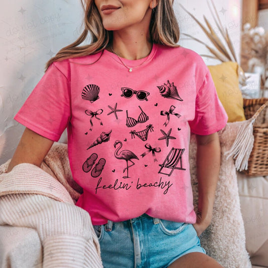 COQUETTE FEELIN' BEACHY - DTF TRANSFER