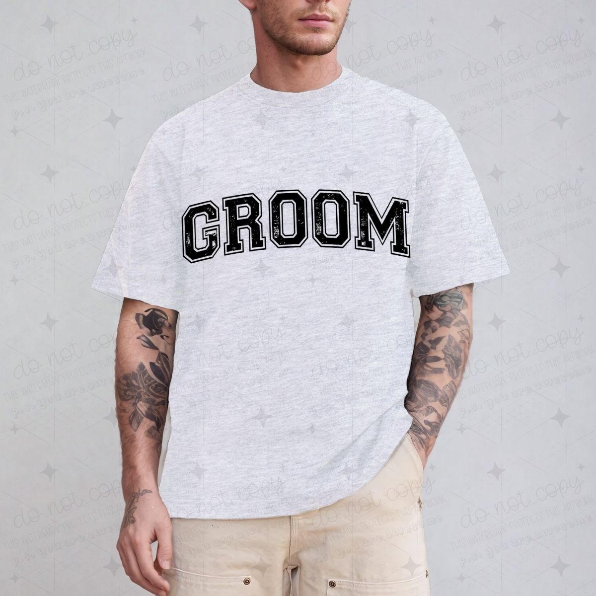 GROOM - DTF TRANSFER