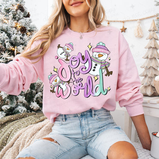 JOY TO THE WORLD - DTF TRANSFER