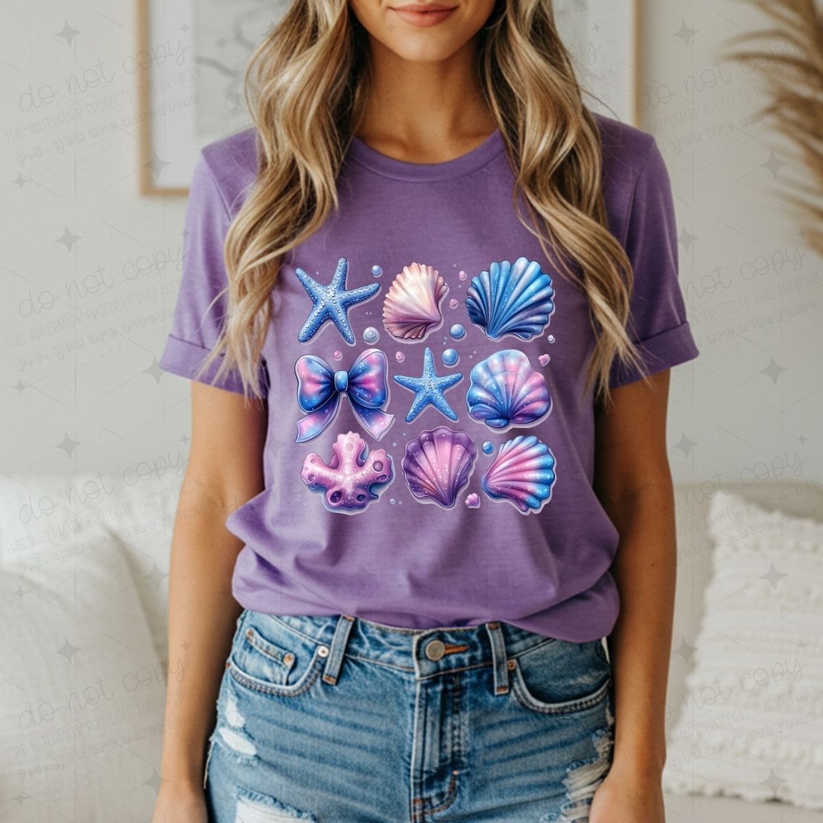 SEASHELLS - DTF TRANSFER