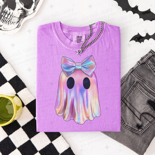 COQUETTE IRIDESCENT GHOST - DTF TRANSFER