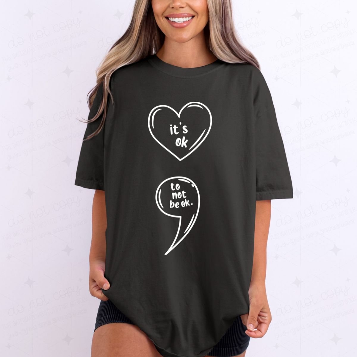 IT'S OK TO NOT BE OK - DTF TRANSFER