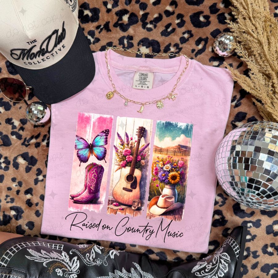 RAISED ON COUNTRY MUSIC - DTF TRANSFER
