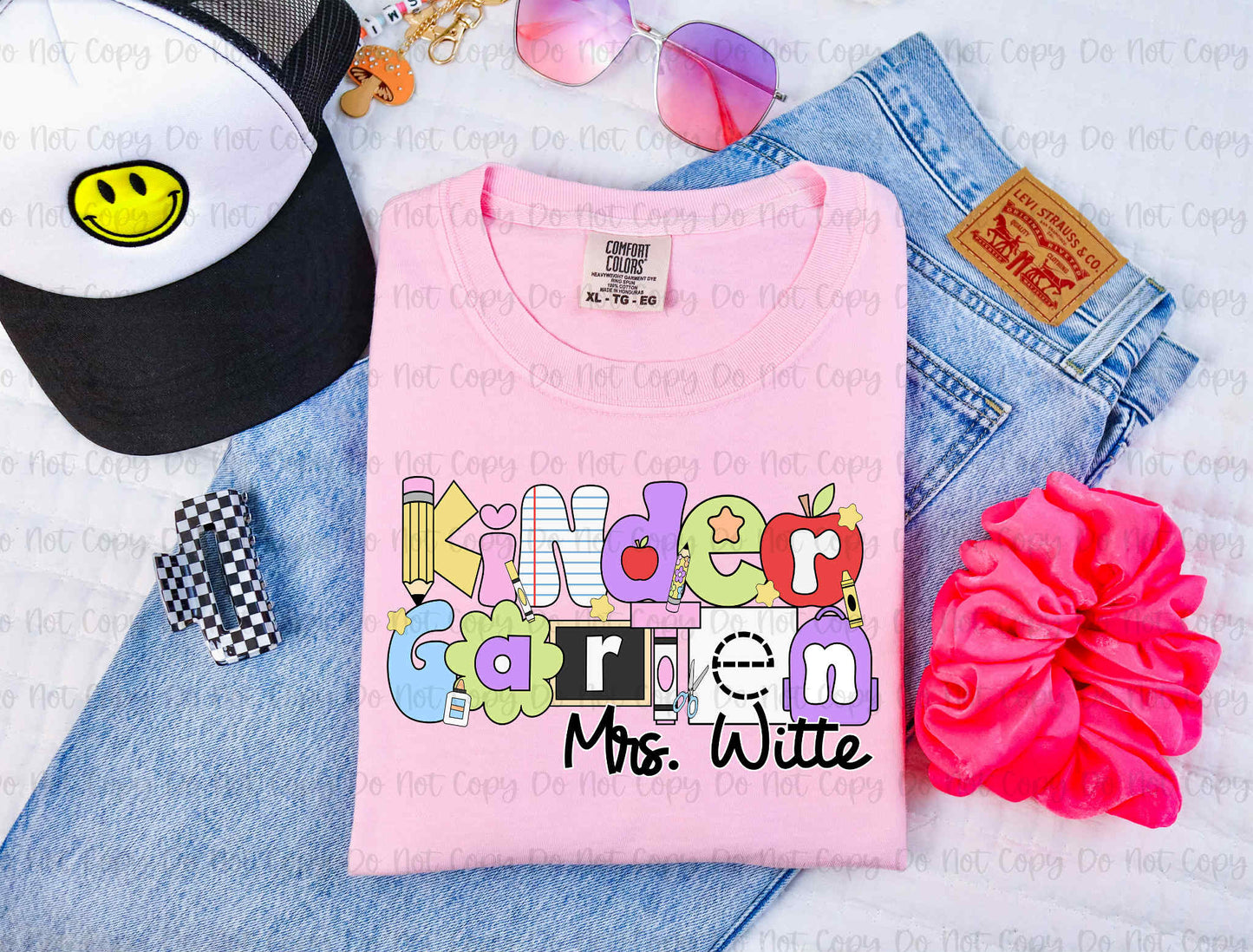 COLORFUL BACK TO SCHOOL - CUSTOM TRANSFERS