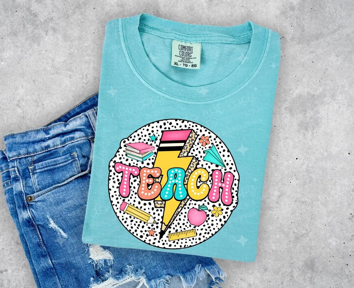 TEACH DALMATIAN CIRCLE - DTF TRANSFER
