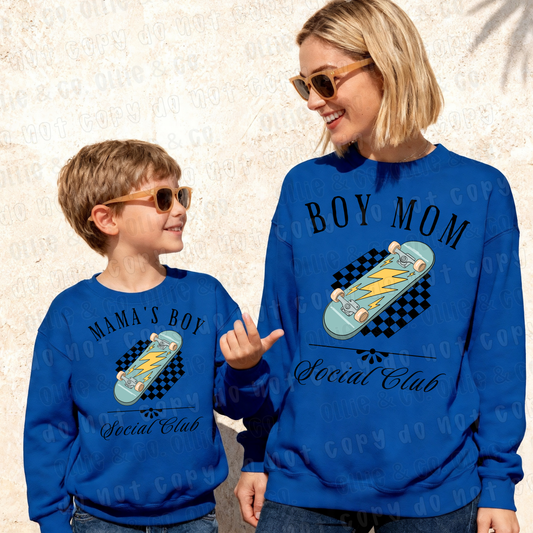 BOY MOM SOCIAL CLUB (MOM ONLY) - DTF TRANSFER