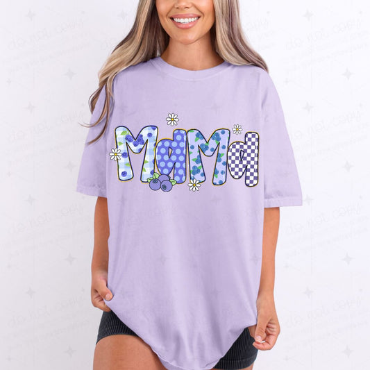 BLUEBERRY MAMA - DTF TRANSFER