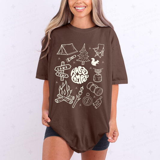 HAPPY CAMPING - COMPLETED TEE