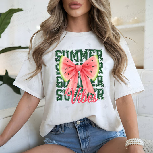 COQUETTE SUMMER VIBES - COMPLETED TEE