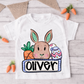 Easter nameplate with bunny