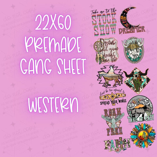 WESTERN - 22X60 - PREMADE GANG