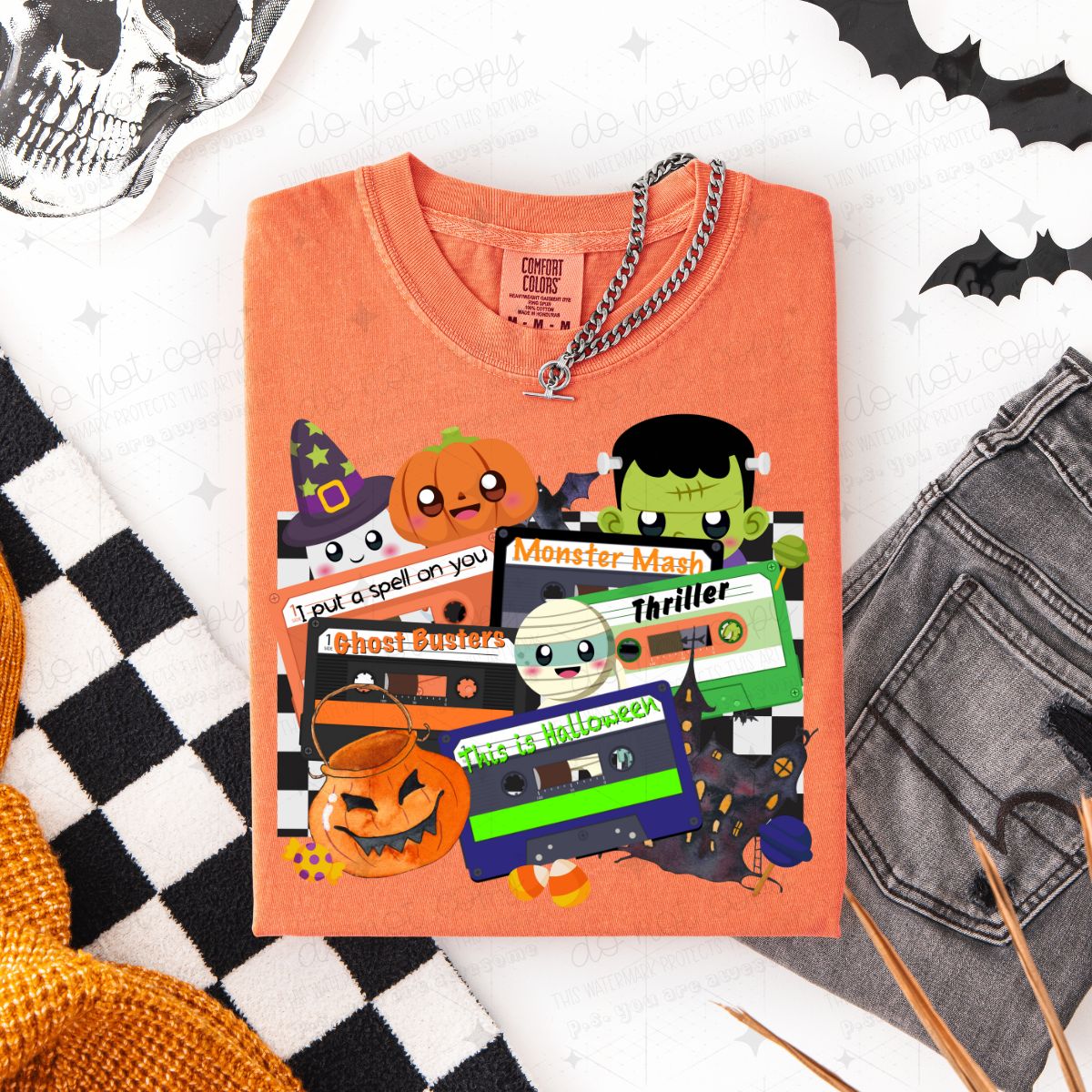 HALLOWEEN CASSETTES - DTF TRANSFER