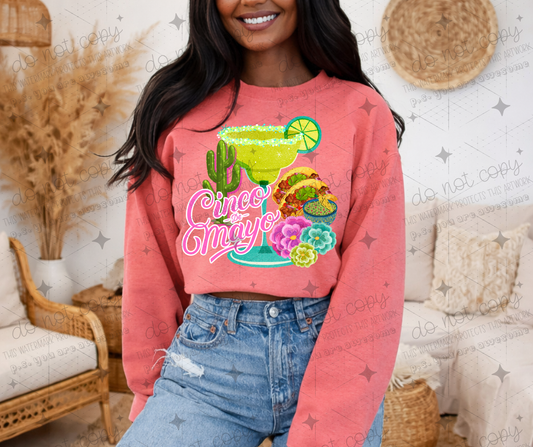 CINCO DE MAYO MARGARITA - DTF TRANSFER