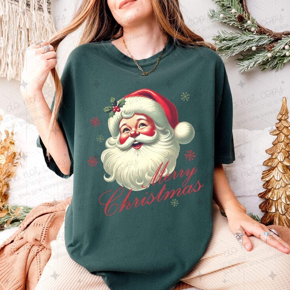 MERRY CHRISTMAS - DTF TRANSFER