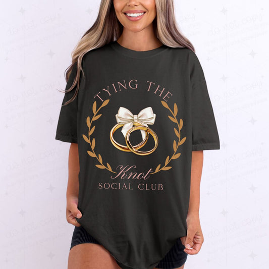 COQUETTE TYING THE KNOT W/ RINGS* - DTF TRANSFER