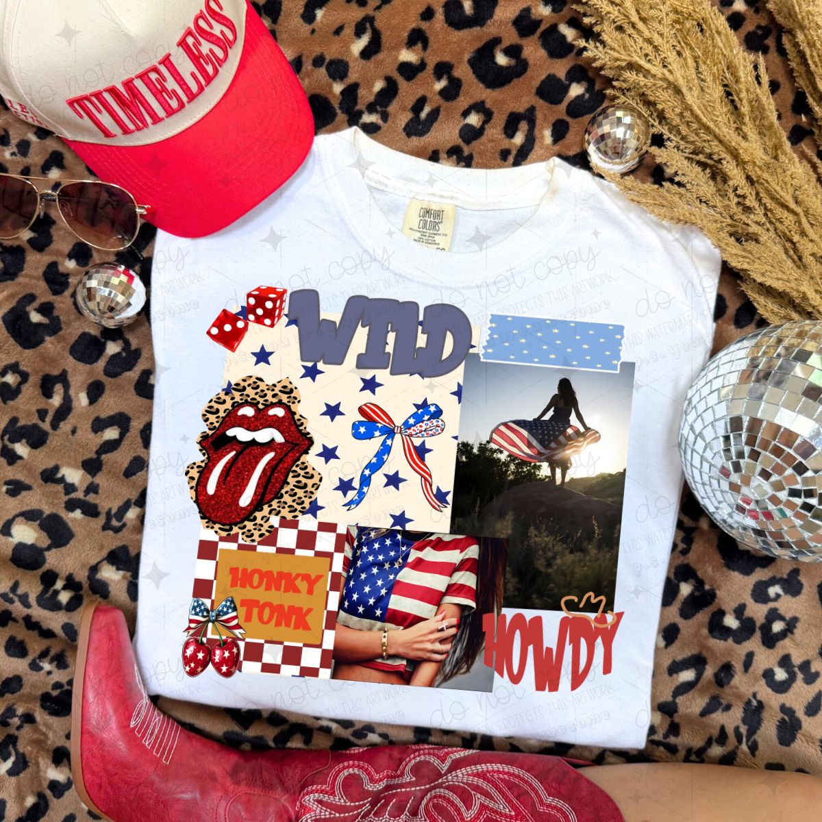 COQUETTE WILD HONKY TONK HOWDY - DTF TRANSFER