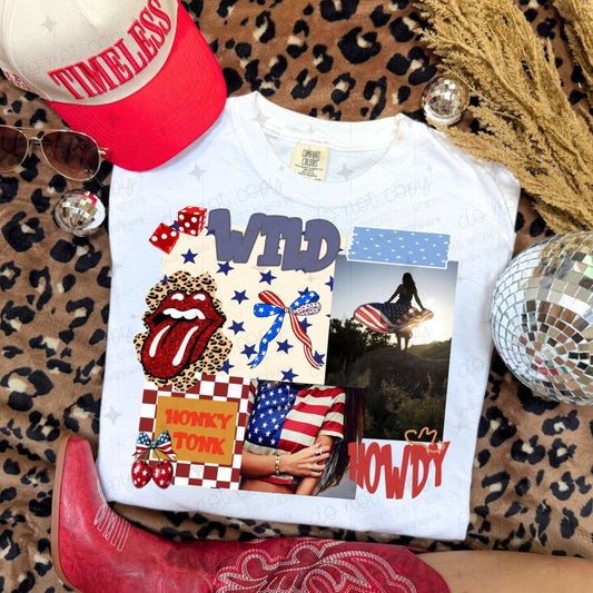 COQUETTE WILD HONKY TONK HOWDY - DTF TRANSFER