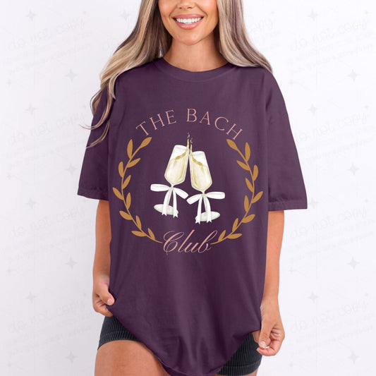 COQUETTE THE BACH CLUB W/ GLASSES - DTF TRANSFER