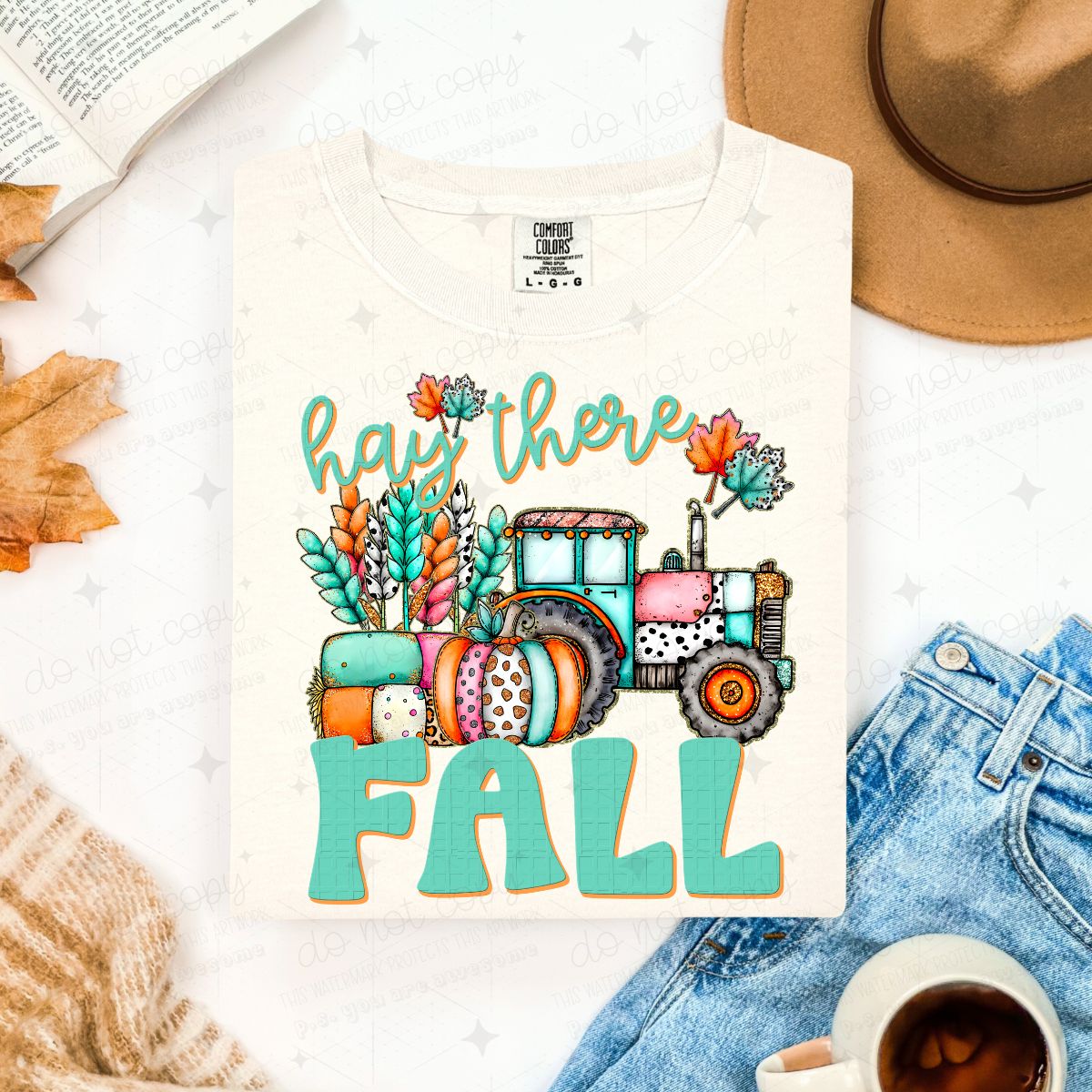Hay There Fall HAY THERE FALL - DTF TRANSFER – shopollieandco