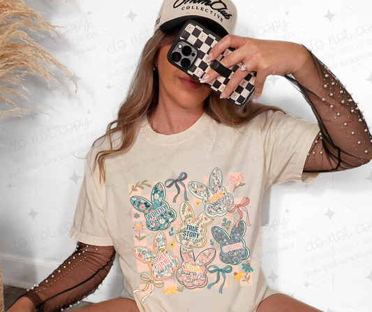 VINTAGE EASTER DARK - DTF TRANSFER