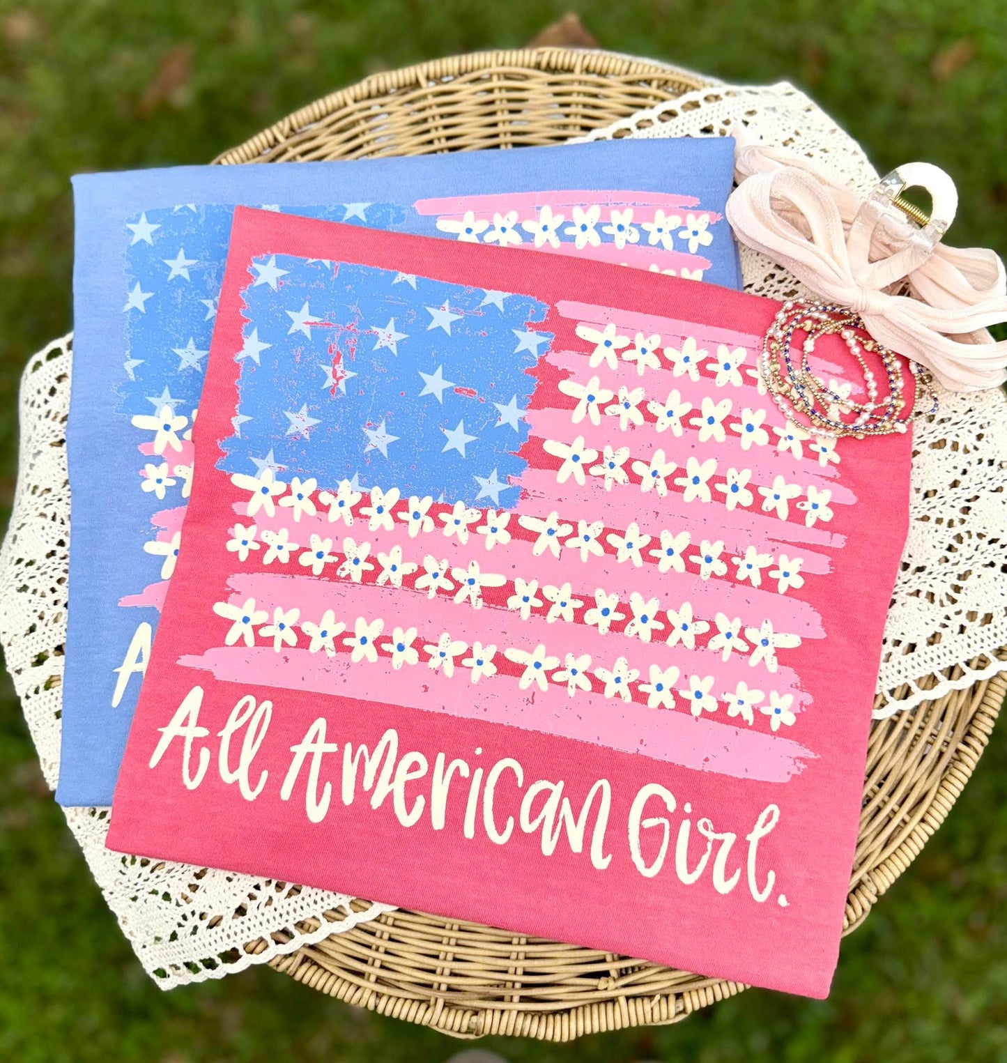 ALL AMERICAN GIRL - DTF TRANSFER