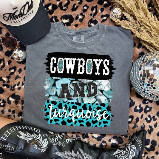 COWBOYS AND TURQUOISE - DTF TRANSFER