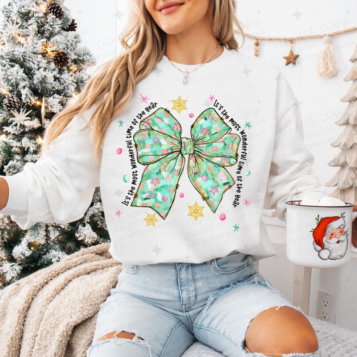 COQUETTE IT'S THE MOST WONDERFUL TIME OF THE YEAR - DTF TRANSFER