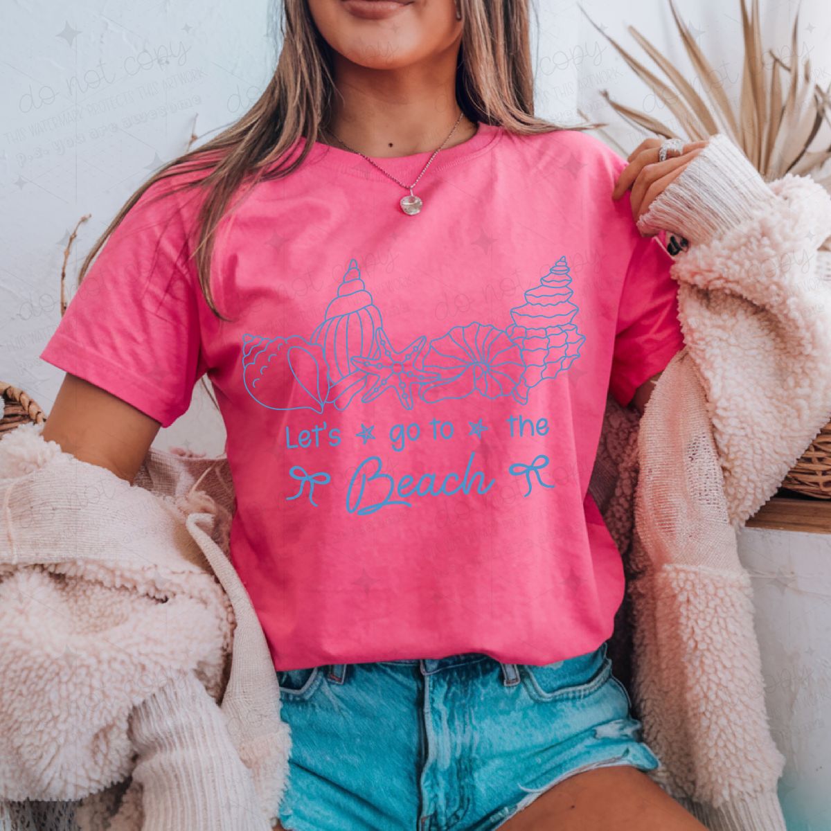 COQUETTE LET'S GO TO THE BEACH - DTF TRANSFER