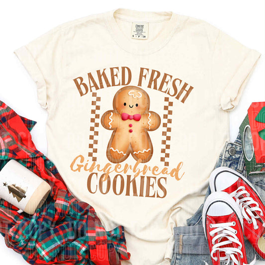 BAKED FRESH GINGERBREAD COOKIES - DTF TRANSFER
