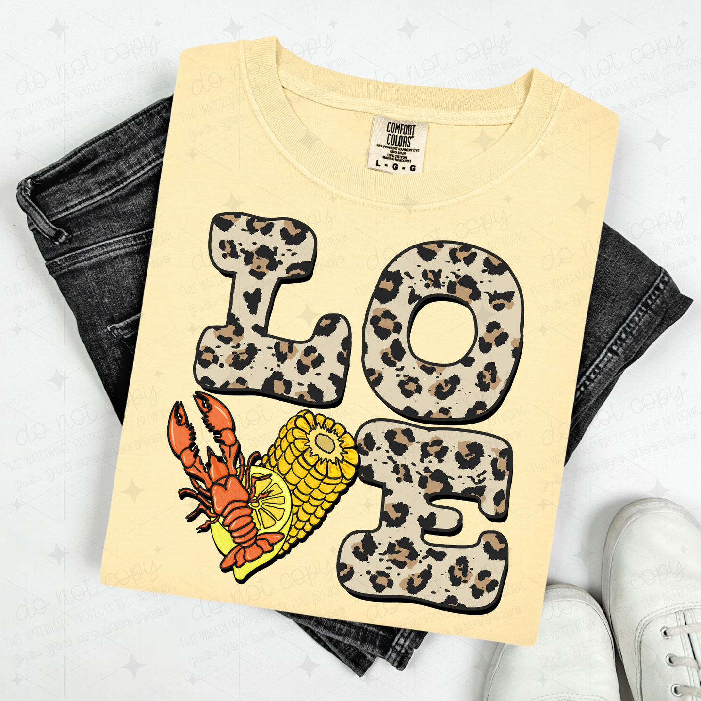 CRAWFISH LOVE - DTF TRANSFER