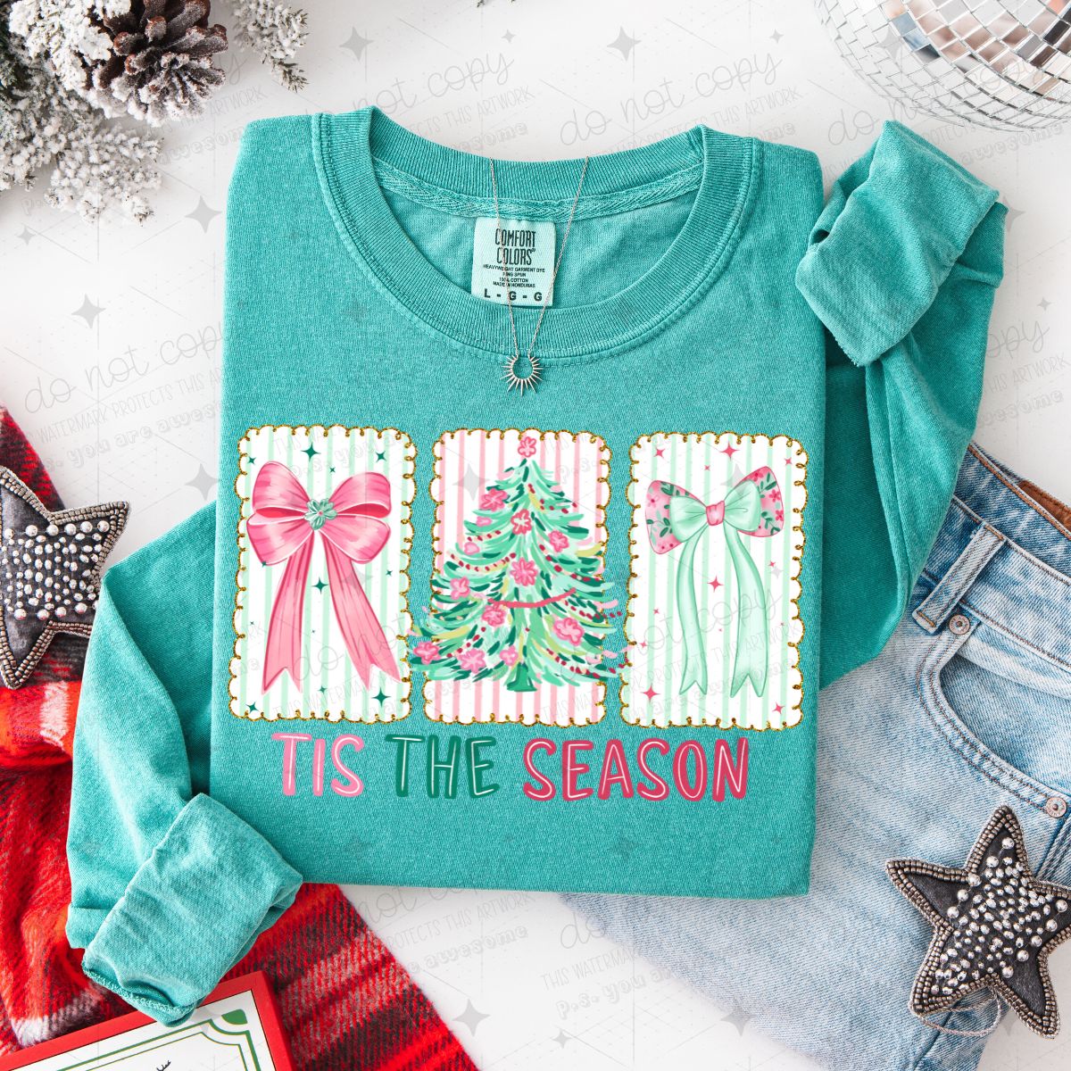 COQUETTE TIS THE SEASON - DTF TRANSFER