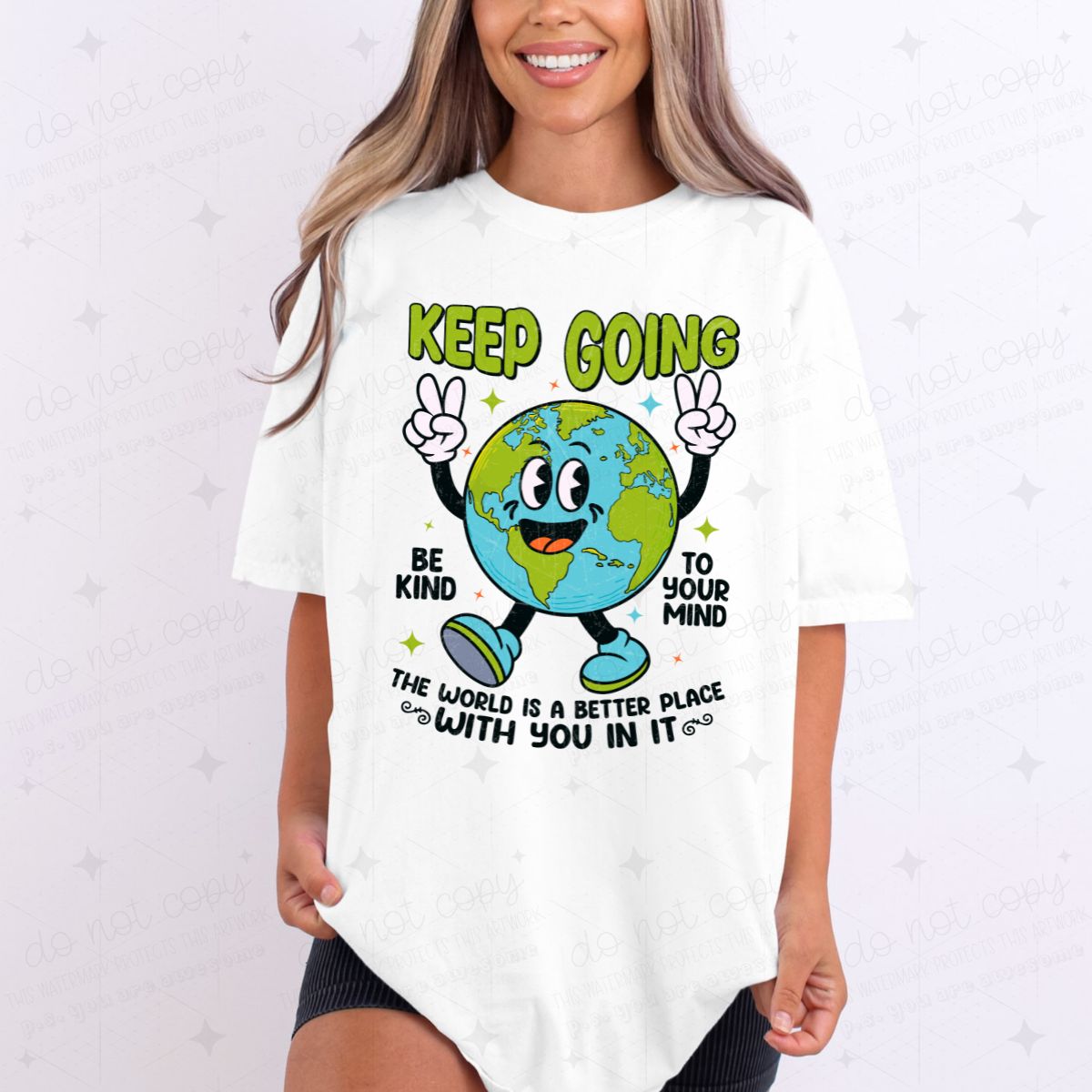 KEEP GOING - DTF TRANSFER