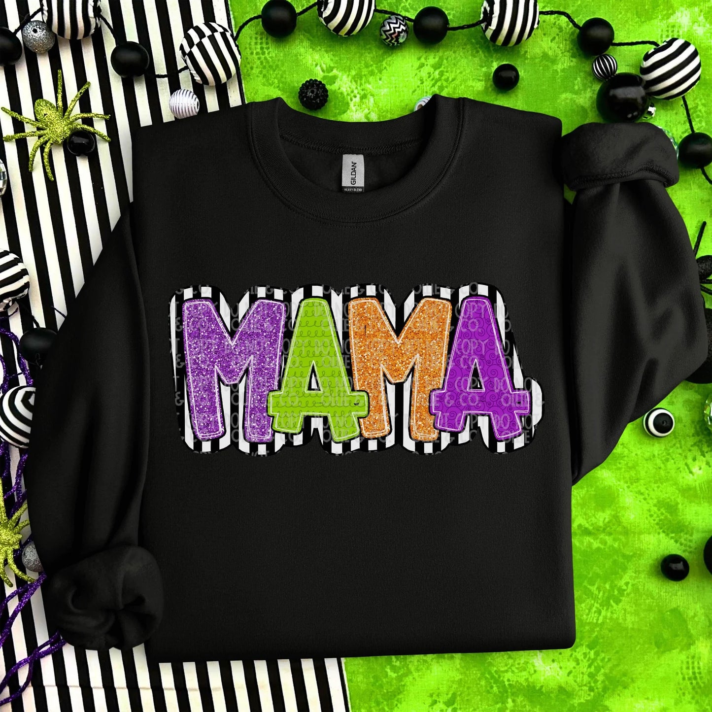 Halloween Mama Hand lettered