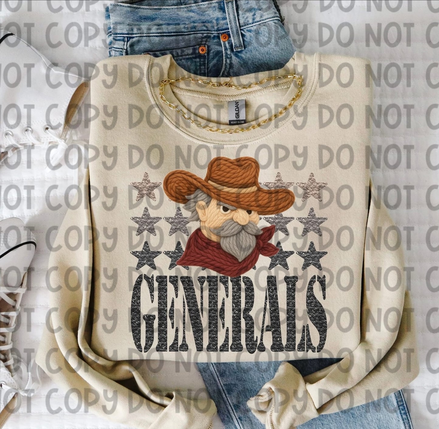 FAUX YARN MASCOTS - DTF TRANSFER