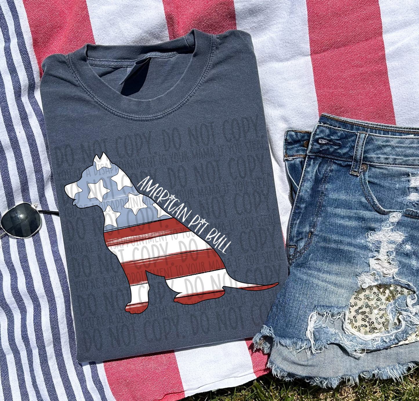 PATRIOTIC DOGS - DTF TRANSFER