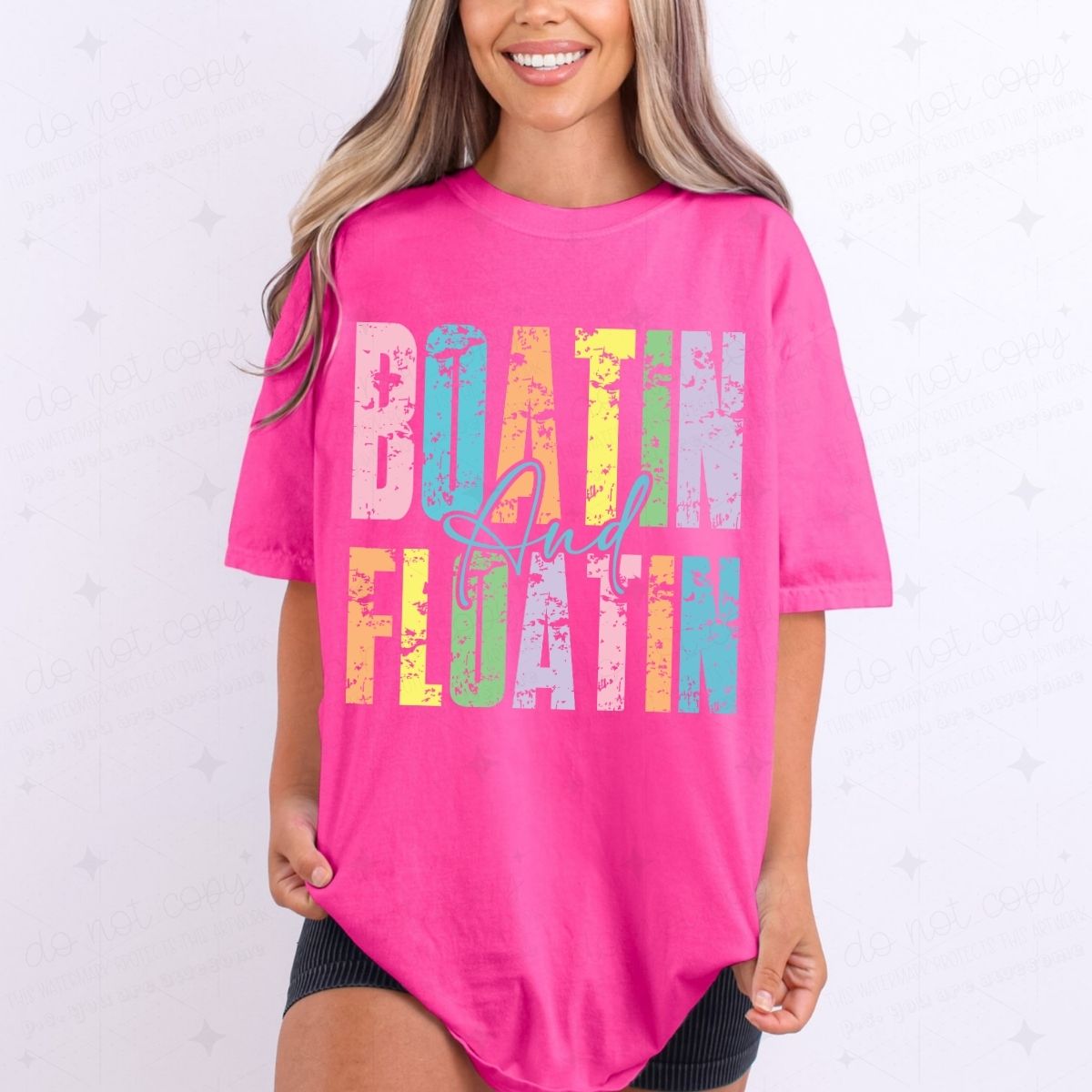 BOATIN AND FLOATIN - DTF TRANSFER