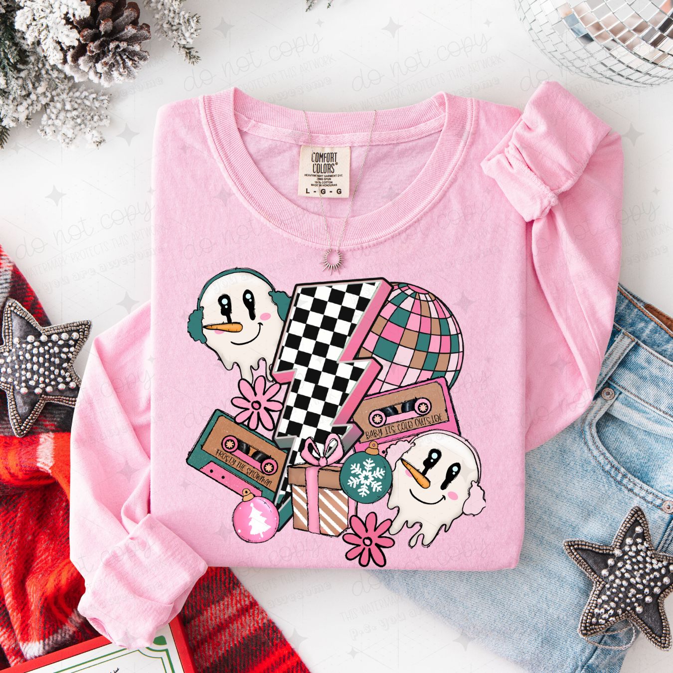 RETRO SNOWMEN - DTF TRANSFER