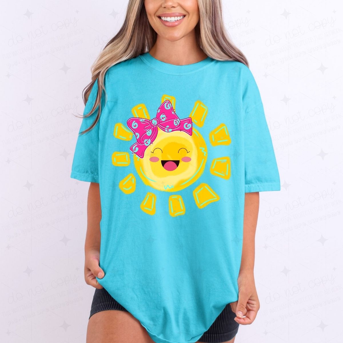 COQUETTE SUNSHINE SMILEY - DTF TRANSFER