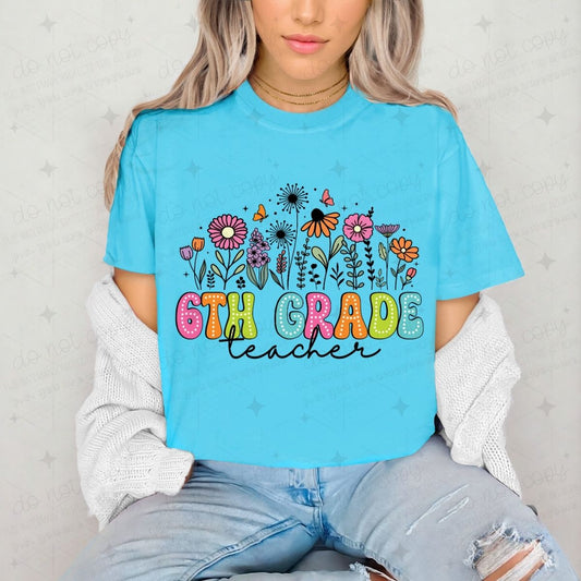 6TH GRADE TEACHER - DTF TRANSFER