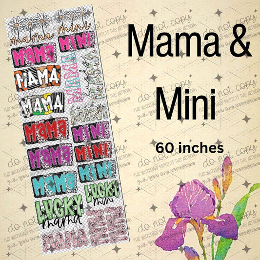 Mama & Mini Sheet 22x60