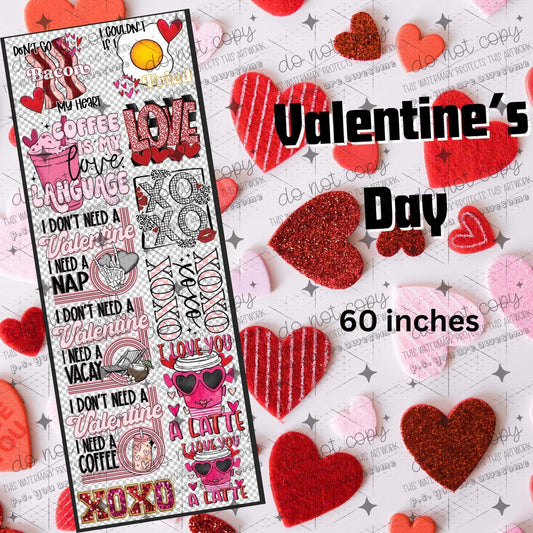Valentine Gang Sheet 22x60